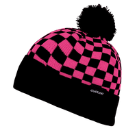 Cuglog K019 Changbai Checker Beanie - Hot Pink Black | HIT a Double