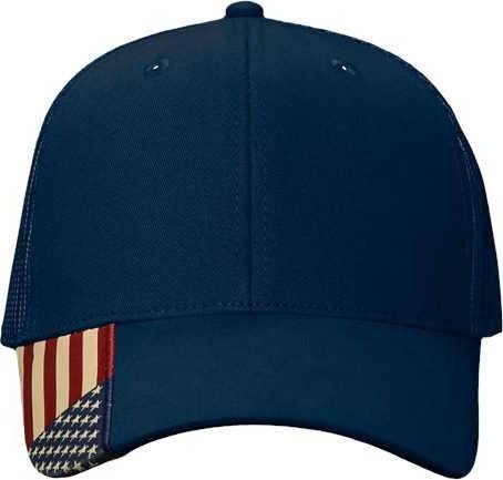 Kati AM350M USA Flag Mesh Cap - Navy/ USA Mesh | HIT a Double