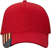 Kati AM350M USA Flag Mesh Cap - Red/ USA Mesh | HIT a Double