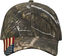 Kati LC350 Camo Woven USA Flag Cap - Country DNA/ USA Flag | HIT a Double
