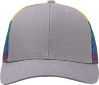Kati S700M Printed Mesh Trucker Cap - Gray Rainbow | HIT a Double