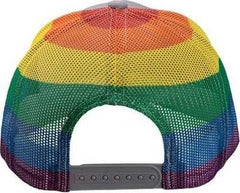 Kati S700M Printed Mesh Trucker Cap - Gray Rainbow | HIT a Double