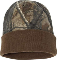 Kati LCB12 12" Camo Knit Beanie - Realtree AP Brown | HIT a Double