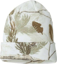 Kati LCB12 12" Camo Knit Beanie - White Realtree AP | HIT a Double