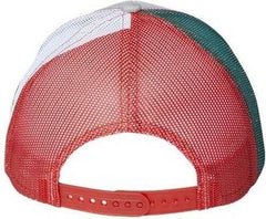 Kati S700M Printed Mesh Trucker Cap - Heather Red Mexico | HIT a Double