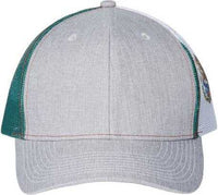 Kati S700M Printed Mesh Trucker Cap - Heather Red Mexico | HIT a Double