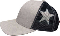 Kati S700M Printed Mesh Trucker Cap - Heather/ Texas Flag | HIT a Double