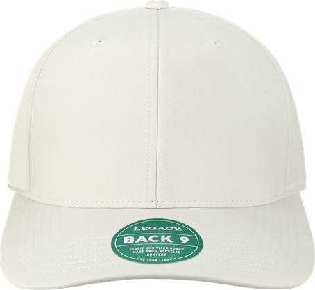Legacy B9A Back Nine Cap - White - HIT a Double - 1