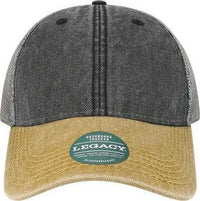 Legacy DTA Dashboard Trucker Cap - Black Camel Gray | HIT a Double