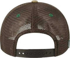 Legacy DTA Dashboard Trucker Cap - Green Camel Brown | HIT a Double