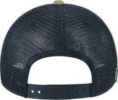 Legacy DTA Dashboard Trucker Cap - Stone/ Olive/ Navy | HIT a Double