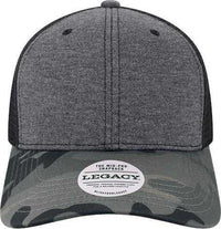 Legacy MPS Mid-Pro Snapback Trucker Cap - Black Camo | HIT a Double