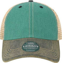 Legacy OFA Old Favorite Trucker Cap - Aqua Blue/ Navy | HIT a Double