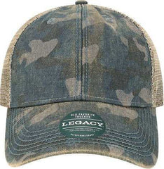 Legacy OFA Old Favorite Trucker Cap - Blue Camo Java | HIT a Double