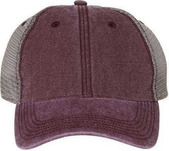 Legacy DTA Dashboard Trucker Cap - Burgundy Grey | HIT a Double