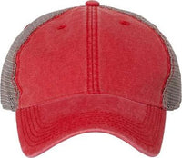 Legacy DTA Dashboard Trucker Cap - Scarlet Red Grey | HIT a Double