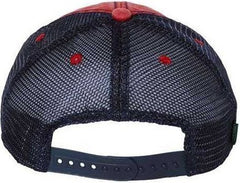 Legacy DTA Dashboard Trucker Cap - Scarlet Red Navy | HIT a Double