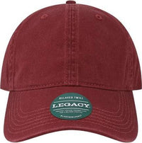 Legacy EZA Relaxed Twill Dad Cap - Burgundy | HIT a Double