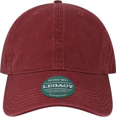 Legacy EZA Relaxed Twill Dad Cap - Burgundy | HIT a Double