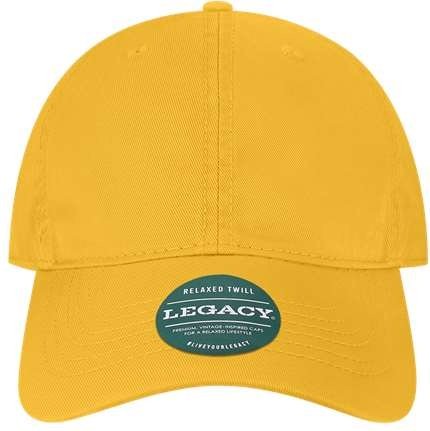 Legacy EZA Relaxed Twill Dad Cap - Gold | HIT a Double
