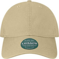 Legacy EZA Relaxed Twill Dad Cap - Khaki | HIT a Double