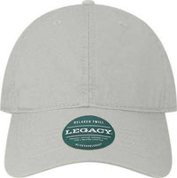 Legacy EZA Relaxed Twill Dad Cap - Silver - HIT a Double - 1