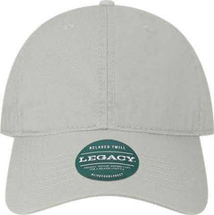 Legacy EZA Relaxed Twill Dad Cap - Silver - HIT a Double - 1