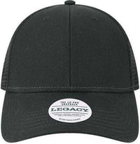 Legacy LPS Lo-Pro Snapback Trucker Cap - Black Black | HIT a Double