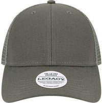 Legacy LPS Lo-Pro Snapback Trucker Cap - Dark Gray Dark Gray | HIT a Double