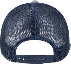 Legacy LPS Lo-Pro Snapback Trucker Cap - Heather Gray Navy | HIT a Double