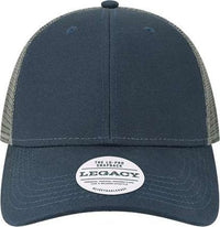 Legacy LPS Lo-Pro Snapback Trucker Cap - Navy Dark Gray | HIT a Double