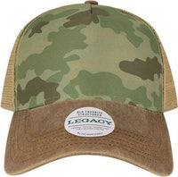 Legacy OFAFP Old Favorite Five-Panel Trucker Cap - Army Camo Brown Khaki | HIT a Double