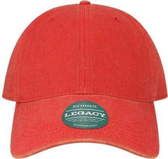 Legacy OFAST Old Favorite Solid Twill Cap - Scarlet | HIT a Double