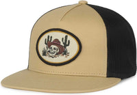 OC Sports CACTUS01 5 Panel Cap - Old Gold Black | HIT a Double