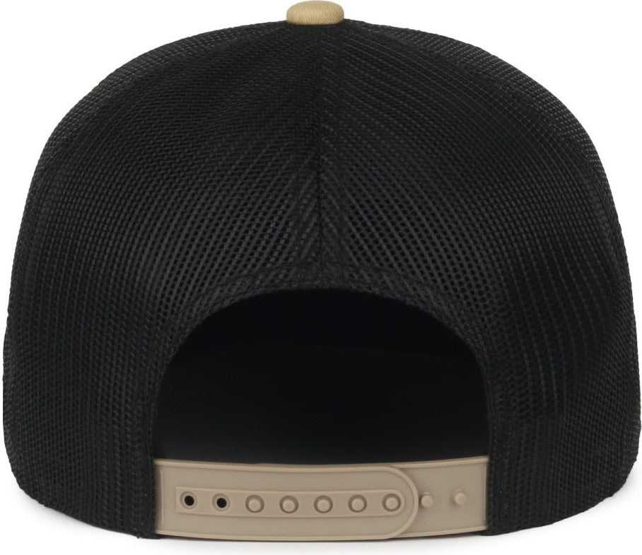 OC Sports CACTUS01 5 Panel Cap - Old Gold Black - HIT a Double - 3
