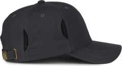 OC Sports CARG100 Cap with Temple Side Pockets - Graphite - HIT a Double - 3