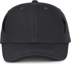 OC Sports CARG100 Cap with Temple Side Pockets - Graphite - HIT a Double - 2