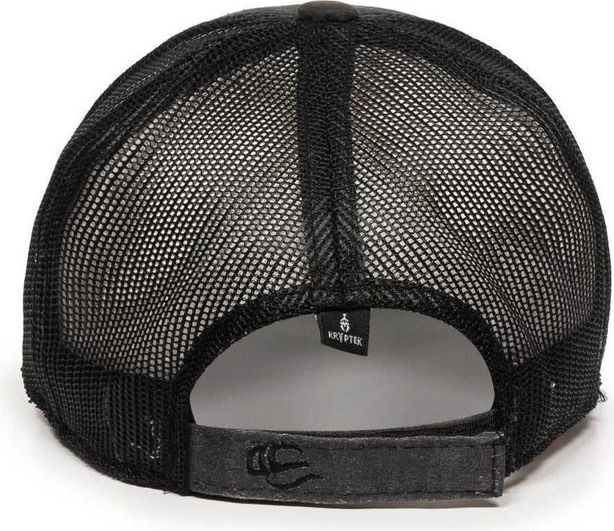 OC Sports CBW-100M Adjustable Mesh Back Cap - Kryptek Typhontm Black | HIT a Double