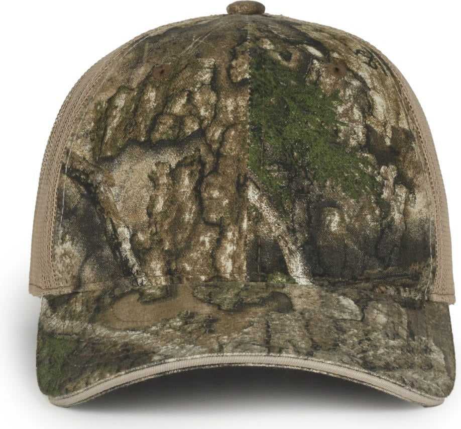 OC Sports CGWM-301 Adjustable Mesh Back Cap - Realtree APX Khaki | HIT a Double