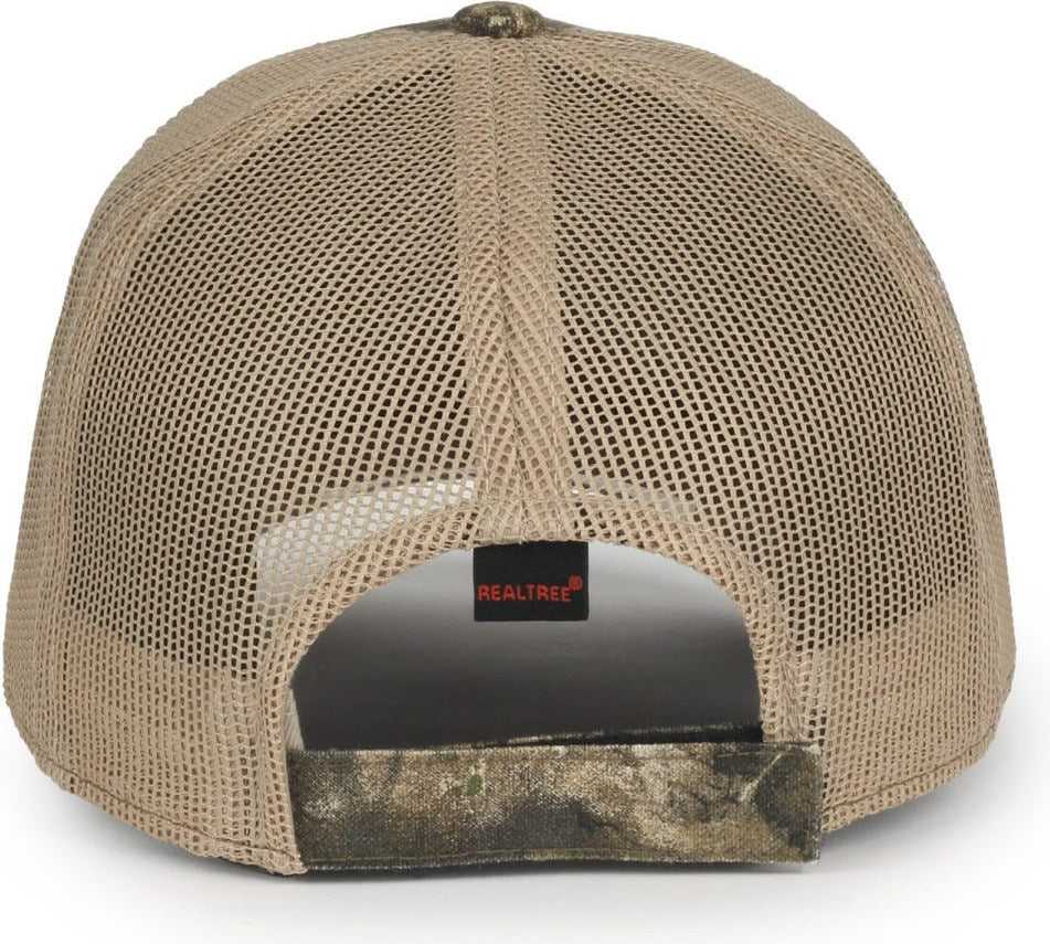 OC Sports CGWM-301 Adjustable Mesh Back Cap - Realtree APX Khaki | HIT a Double