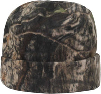 OC Sports COR-002 Beanie with Cuff Easily Visible Reversible - Mossy Oak Country DNA Blaze - HIT a Double - 1