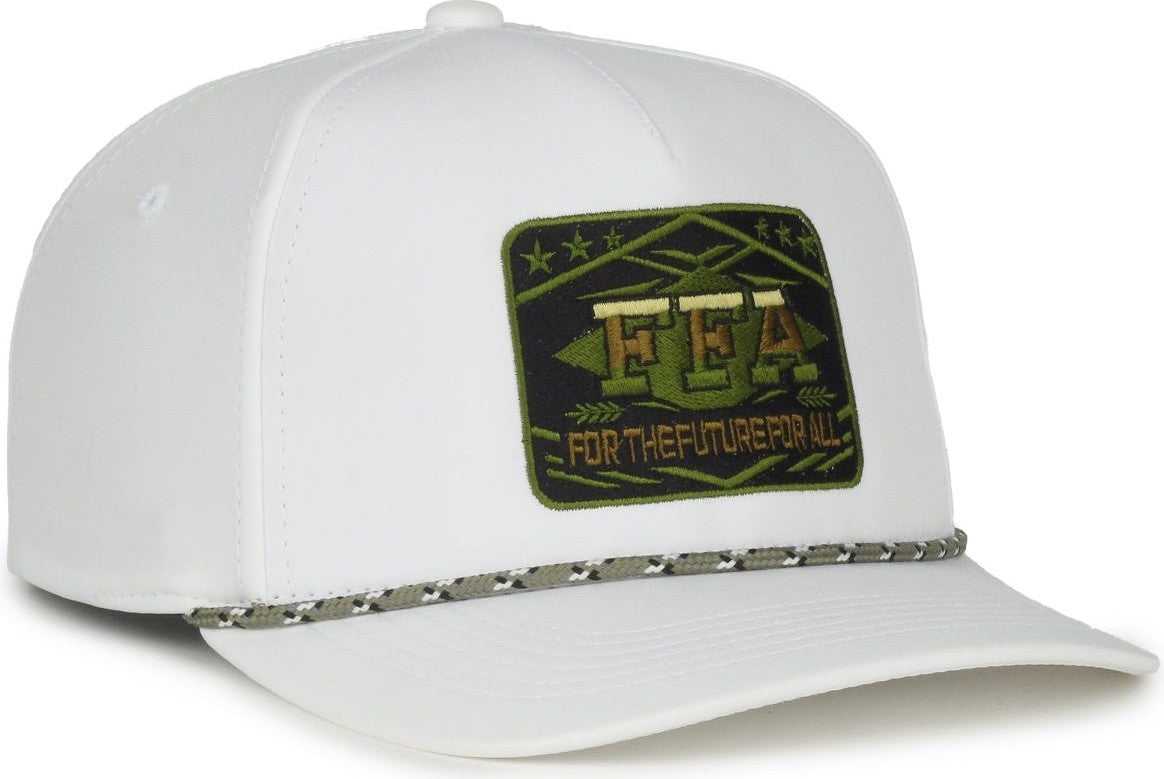 OC Sports FFA792 FFA Cap - White | HIT a Double