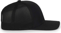 OC Sports FLX672M-E ProFlex Adjustable Sweatband Cap - E Black Black | HIT a Double