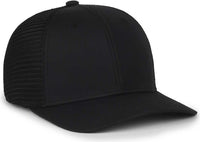 OC Sports FLX672M-E ProFlex Adjustable Sweatband Cap - E Black Black | HIT a Double