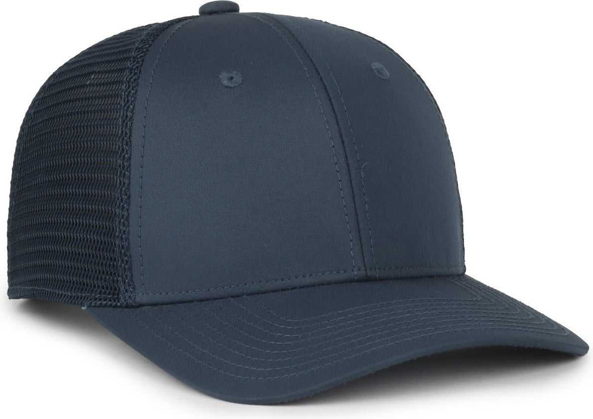 OC Sports FLX672M-E ProFlex Adjustable Sweatband Cap - E Navy Navy | HIT a Double