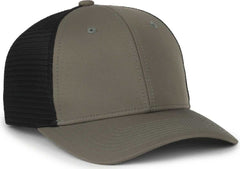 OC Sports FLX672M-E ProFlex Adjustable Sweatband Cap - E Olive Black - HIT a Double - 1