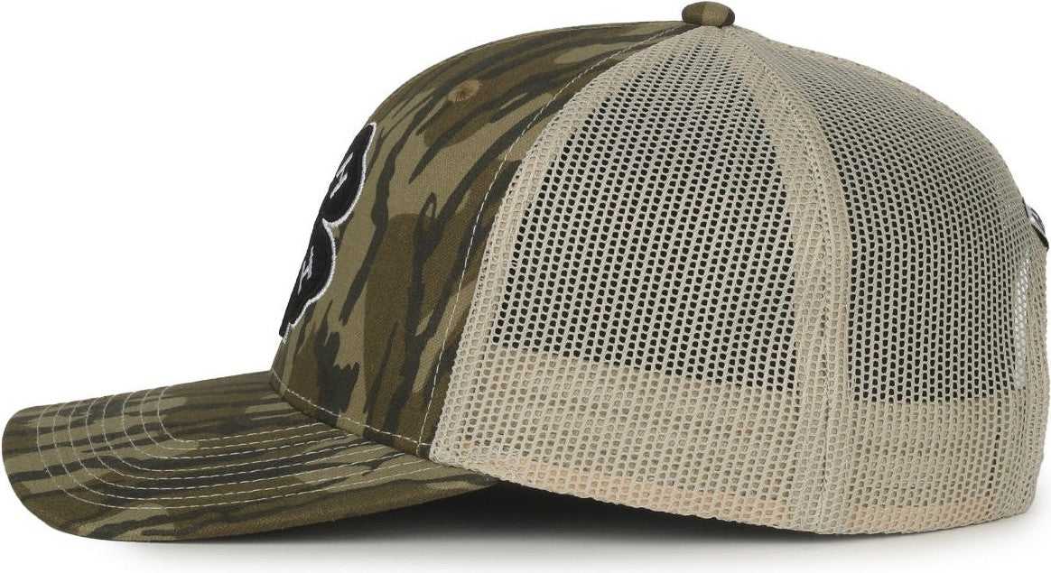 OC Sports FOUR020 4-H Youth Development Cap - Mossy Oak Original Bottomland Tan - HIT a Double - 7