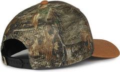 OC Sports HPC-615M Premium Rugged Camo Trucker Cap - Brown Realtree Edge Brown | HIT a Double