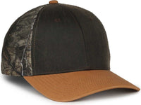 OC Sports HPC-615M Premium Rugged Camo Trucker Cap - Brown Mossy Oak Country Dna Brown | HIT a Double