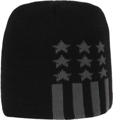 OC Sports KN-STAR01 Patriotic Beanie - Black - HIT a Double - 2